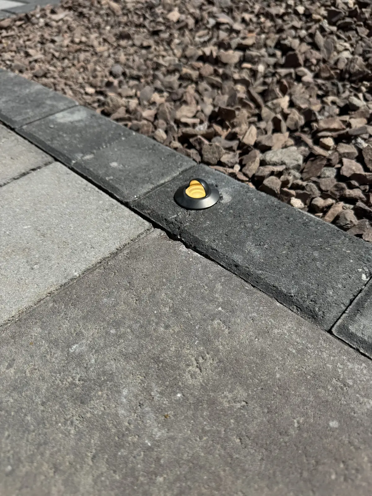 Paver edge path light