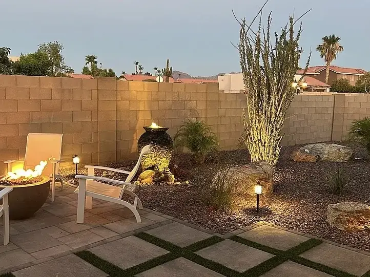 Recently completed landscape project by Fernweh Outdoor